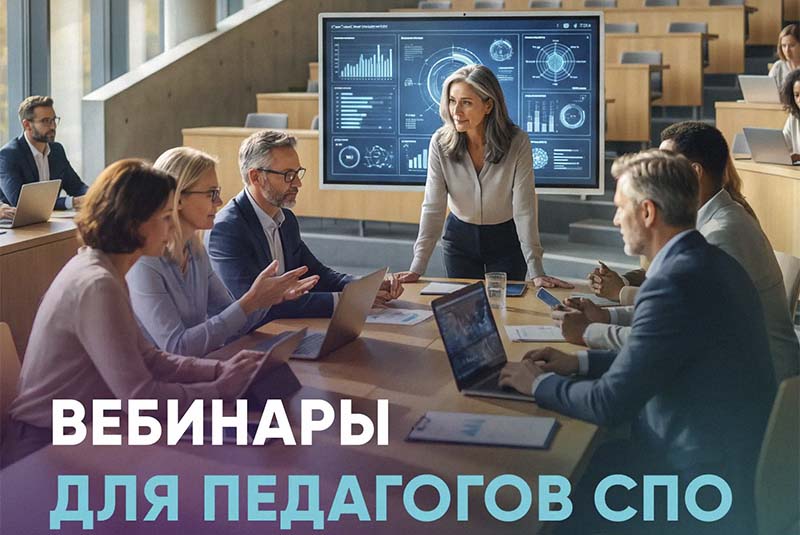 Вебинары для педагогов СПО